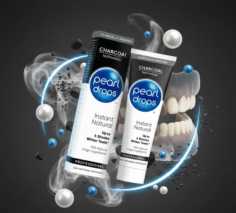 Pearl Drops Instant Natural Charcoal Whitening Toothpaste